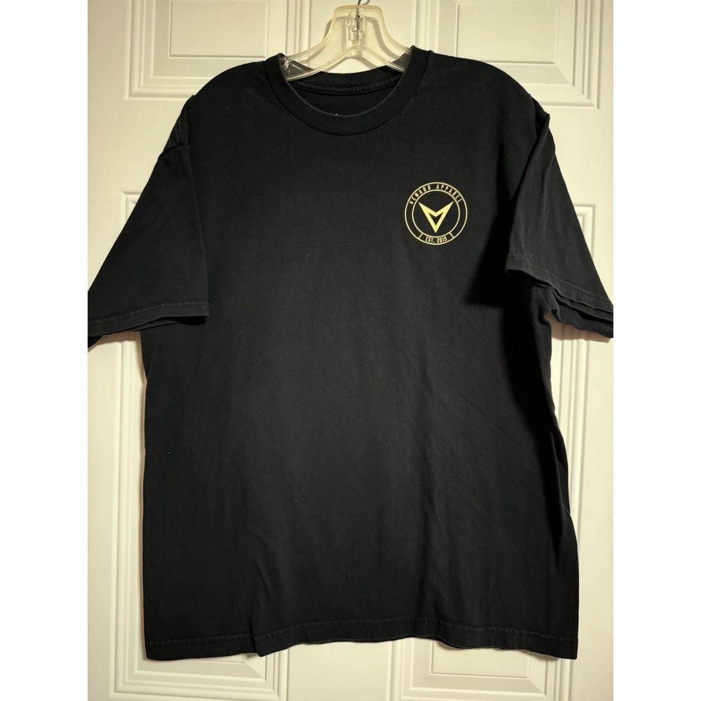 Venado Buck Preserve‎ Observe Conserve Men's Large Black T-Shirt